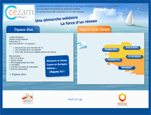 Tablet Screenshot of cezam-bretagne.com